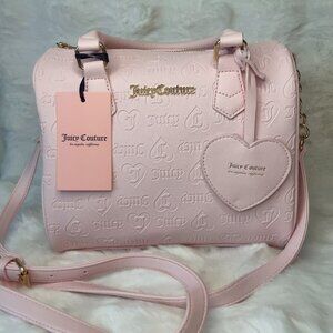 Juicy Couture Bestsellers Fame Satchel | Powder Blush‎ Pink | Crossbody Bag